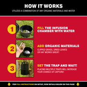 Catchmaster Oasis Ovi-Mini Mosquito Trap 4Pk, Mosquito Killer, Backyard Pest Control
