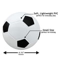 thumbnail image 2 of 2 Pcs Mini Balles de Remplacement pour Tout-Petits et Petits Enfants, Jouet de Balle de Chauve-Souris Football, Petit Football Blanc, Adapté pour Intérieur Ou Extérieur, 2 of 5