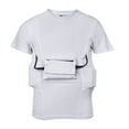 thumbnail image 5 of LVAD HeartWare White Shirt for Men Comfortable LVAD Medical T-Shirt with Battery & Controller Pockets | HeartWare Clothing, S-4XL, 5 of 11