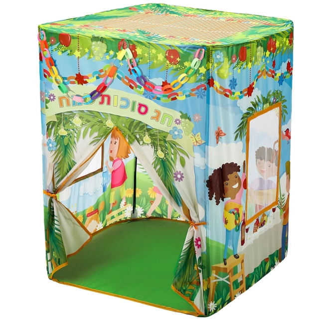 Tienda de campaña plegable Vincreem para niños, 100 x 100 x 125 cm, 180 cadenas