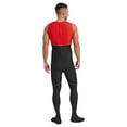 thumbnail image 2 of inlzdz Combinaison Intégrale une Pièce pour Homme, Justaucorps, Fermeture Éclair au Dos, Sans Manches, Extensible, Rouge, G, 2 of 7