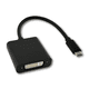 thumbnail image 1 of SatelliteSale USB Tipo C a DVI Adaptador Macho a hembra Convertidor PVC negro SatelliteSale USB-C to Female DVI Adapter, 1 of 6
