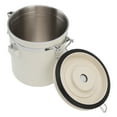 thumbnail image 3 of Airtight Coffee Canister 304 Stainless Steel Valve with Scoop for Ground Coffee Tea Food Storage Containers Medium 1.5L, 3 of 14