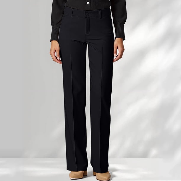 WILLBEST Pantalones Casuales para Mujer, Cómodos y Flexibles, para Uso Diario con Opciones de Estilo Versátiles. Mediana