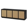 thumbnail image 6 of Evelyn&Zoe Pryce Rectangular TV Stand for TV's up to 78", Black Grain, 6 of 9