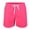 Hot Pink, variant on HOWPAY Swim Trunks Men Summer Solid Color Quick Dry Elastic Waist Drawstring Beach Shorts Breathable Athletic Casual Bathing Suit Hot Pink L