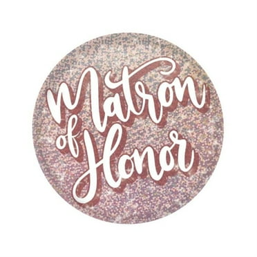 Beistle BT139 2 in. Matron of Honor Button