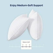 California Design Den 2-Pack Comfort Bed Pillows King size set of 2 for Sleeping, Pillows, for Back, Stomach or Side Sleepers, 20 x 36 Inches
