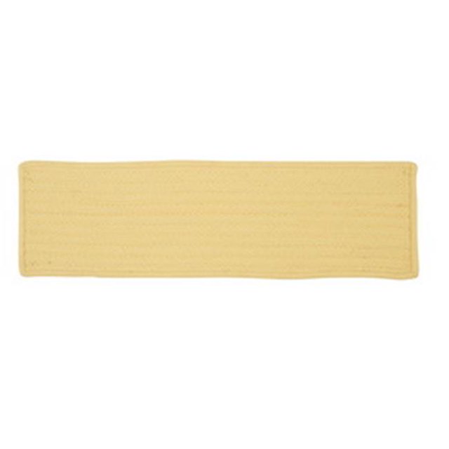 Colonial Mills H833A008X028S Marche d'Escalier Unie - Banane Pâle - Ensemble de 13
