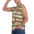 thumbnail image 3 of Picia Funny Chicken mens Cotton Tank Undershirts , Moisture-wicking Ribbed Tanks, Lightweight Cotton Tank Undershirts-XX-Large, 3 of 8