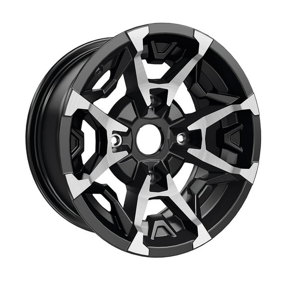 Can-Am 705401848 OEM Machined Black 14" XMR Front Rim for Defender Maverick Commander