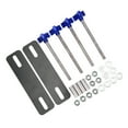 thumbnail image 4 of Traction Board Mounting Kit, Steel Adjustable Traction Board Mounting Brackets Kit Long Durability Impact Resistant  For 4.72-6.69in Recovery Tracks Blue, 4 of 8