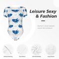 thumbnail image 6 of Naloa Party Shark Cute Women's Short-Sleeved Onesie, One-Piece Swimsuit for Parties, dates, clubs - XX-Large, 6 of 9