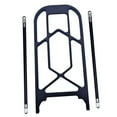 thumbnail image 5 of Foldable Bike Luggage Rack Back Seat Tailstock Holder Rear Folding Bike Rack Black, 5 of 8