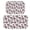 Skull and Flower Gothic Pattern, variant on Skull and Flower Gothic Pattern Bath Mat Set Of 2,Non-Slip Rug for Bathroom,Kitchen,Bedroom,Entrance, 30x17 and 23.5x15.7 Inches