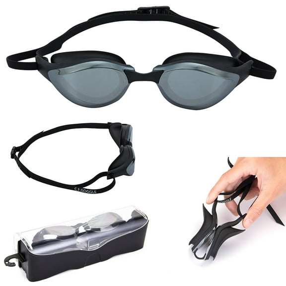 No Leaking Anti Fog UV Protection Swimming Goggles for Men Women Adult Kids