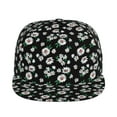 thumbnail image 2 of Fotbe Daisies Flowers Flat Bill Visor Cap Classic Snapback Hat Polyester Foam Trucker Hat Trucker Cap Adjustable Baseball Cap, 2 of 9