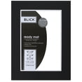 thumbnail image 2 of Blick Double Mat - Smooth Black/Smooth White, 18" x 24" (11-3/4" x 17-3/4" opening), 2 of 2