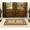 thumbnail image 7 of A1HC Natural Coir and Rubber Monogrammed Door Mat, 24x48 in, Thick Durable Thin Profile Welcome Mat for Front Porch & Entryway, 7 of 7