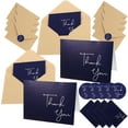 thumbnail image 2 of 10 Sets of Thank You Cards with Envelopes Blank Thank You Cards Decorative Thanks Cards Envelopes Set, 2 of 8