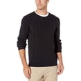 thumbnail image 2 of Men's Crewneck Cable Cotton Sweater, 2 of 5