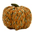 thumbnail image 2 of 9" Fluffy Woven Yarn Pumpkin Thanksgiving Fall Harvest Decor, 2 of 4