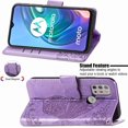 thumbnail image 3 of Wallet Case for Motorola Moto G10/MOTO G30,3D Butterfly Embossing Slim Flip PU Leather Phone Case Magnetic Closure Credit Card Slots Holder Cover for Motorola Moto G30 HZD Light Purple, 3 of 8