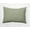 Green, variant on Simply Daisy, 14" x 20" Ticking Stripe Yellow Decorative Stripe Outdoor Pillow