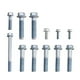 thumbnail image 2 of Engine Stand Bolt Kit Series Engines Mounting Stability Silver 12Pcs, 2 of 3