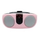 thumbnail image 2 of PROSCAN SRCD243 Reproductor de CD portátil con radio AM/FM, Boombox (rosa), 2 of 2
