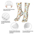 thumbnail image 3 of KLL Floral Strawberr Print Womens Crew Socks Athletic Middle Tube Long Socks Novelty Socks Gifts For Men, 3 of 7