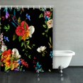 thumbnail image 1 of Cortina de Baño ABPHQTO Flores Amapola Rosas salvajes Rosa Manzanilla Estampado 150x180 cm, 1 of 1
