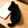 thumbnail image 4 of Estuche de peluche con forma de gato | Bolsa de almacenamiento con diseño de animales de dibujos animados | Estuche suave y mullido para lápices para niños, 4 of 6