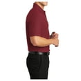 thumbnail image 3 of Mafoose Men Short Sleeves Core Classic Male Polo Burgundy Medium, 3 of 6