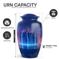 thumbnail image 2 of Yatskia Blue Waterfall Little Cremation Urn for Ashes Adult Mom and Dad, Large Funeral Burial Urns for Human Ashes Adult, (Classic 10 Inch and 3 Inch), 2 of 8