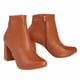 thumbnail image 3 of Botin Para Mujer CASTALIA 246-83 Armañac Cierre Lateral, 3 of 3