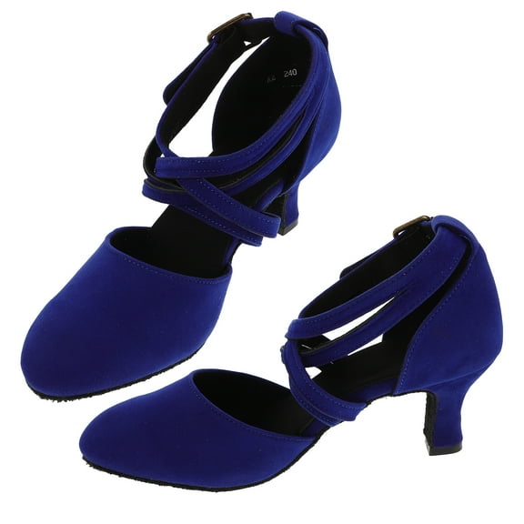 Worgeous 1 Pair Ballroom Dance Shoes Women Latin Performance Dance Shoes Low Heel Dancing Shoes For Performance