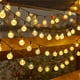 thumbnail image 5 of Fiudx Luces Solares Esféricas, Cadena de 30 Luces Led de Colores, Decoración Exterior Resistente a La Intemperie, Iluminación Solar de Bajo Consumo, Ideal para Bodas, Fiestas y Jardines, Diseño Durad, 5 of 5