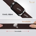 thumbnail image 4 of Stretch Belt for Men, Men Elastic Woven Braided Belt 1 3/8 Casual Belt Golf Belt for Jeans Pants, 4 of 9