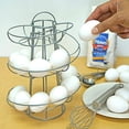 thumbnail image 3 of Soporte Para Huevos, Organizador De Huevos De Metal, Estante Dispensador De Huevos, Rodillo Para Huevos En Espiral, Contenedor Para Huevos, Estante De Exhibición Para Huevos Que, 3 of 5