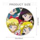 thumbnail image 4 of Alfombrilla de ratón redonda de Sailor Moon, alfombrilla de escritorio de animación, alfombrilla de escritorio para ordenador de entretenimiento, 4 of 4