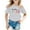 White, variant on Black "Daddy's Girl" Multicolored Letter Print T-Shirt for Girls - Casual, Round Neck, Short Sleeve