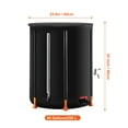 thumbnail image 2 of KFFKFF Foldable Water Barrel, 66 Gal/250 L, Portable Rainwater Harvesting Container, PVC with Tap and Overflow Accessories, Ideal for Garden Irrigation, 2 of 9