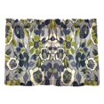 thumbnail image 7 of Yayeee Kitchen Curtains Tier Pair Light Filtering 27"x24" Rod Pocket Short Cafe Window Panel, Green Floral, 7 of 7