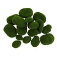 thumbnail image 1 of 50 piezas de rocas de musgo artificiales DIY Micro paisaje realista piedras de musgo de imitación decoración de pared de planta verde para el hogar, oficina, jardín y más, 1 of 6