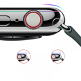 thumbnail image 2 of 4 PCS Soft 3D Curved Edges Screen Protector Glass Film for Apple Watch Series 4/5/6代-40mm Full Coverage Scratch-Resistant Anti-Bubble HD, 2 of 4