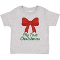 thumbnail image 3 of Inktastic My First Christmas Red Bow Boys or Girls Baby T-Shirt, 3 of 5