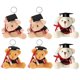 thumbnail image 2 of 6pcs Graduation Bear Plush Keychain, Small Stuffed Bear Pendant Backpack Charm, Lightweight Hanging Decor for Birthday, Valentine's Day, Christmas, 2 of 5