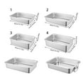 thumbnail image 3 of Stainless Steel Cats Litter Tray With Deeply Basins Design And Convenient Carrying Handle Kittens Litter Container Toilet, 3 of 9