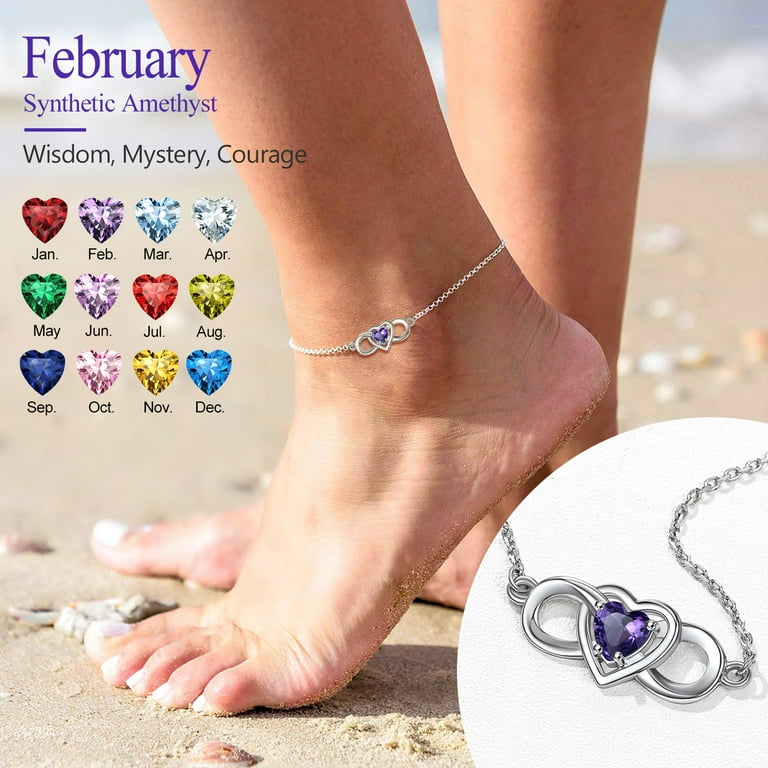 Gifts Mother Daughter Anklets Silvora Sterling Silver Ankle